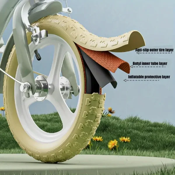 Foldable Retro Style Kids Bike