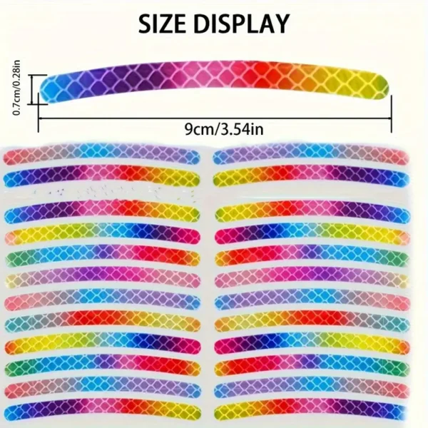 10pcs Reflective Stickers for Bikes & Vehicles