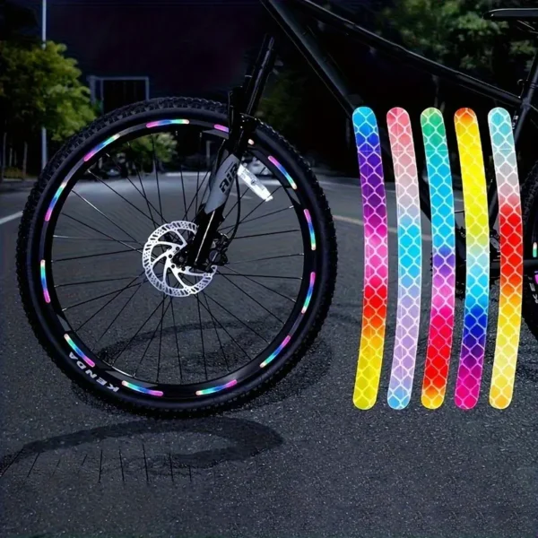 10pcs Reflective Stickers for Bikes & Vehicles
