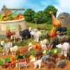 51pcs Plastic Animal Model Set