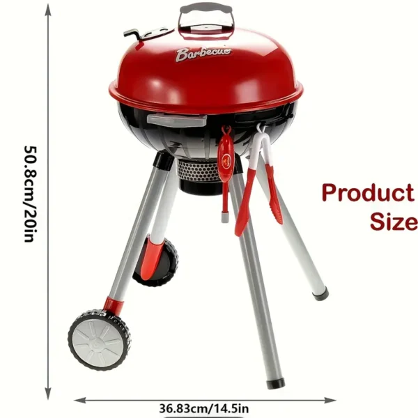 9c9267d5-6eec-4a9b-9249-5e4d597899c8.webp Kids' BBQ Grill Playset with Rotating Casters