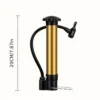 Golden Aluminum Alloy Floor Pump
