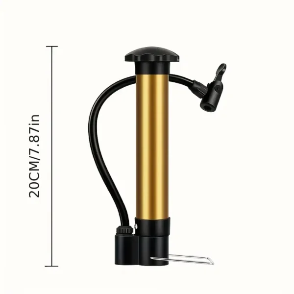 Golden Aluminum Alloy Floor Pump