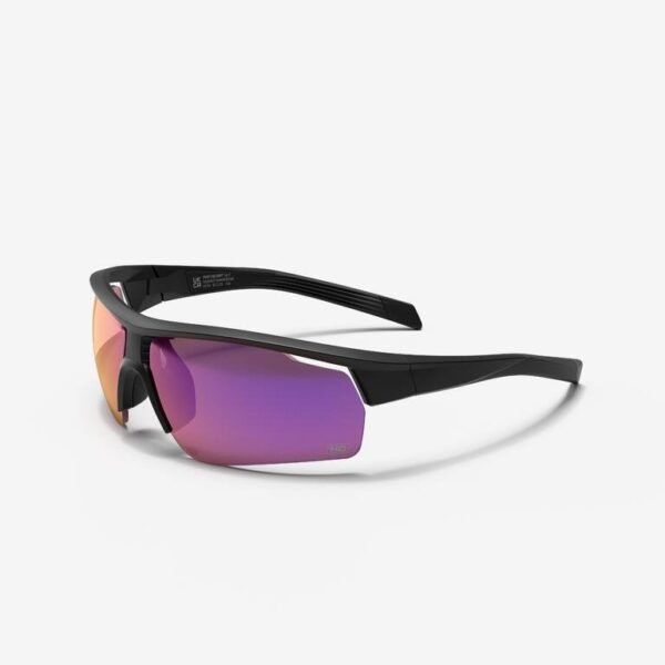 Adult Cycling Cat 3 High Definition Sunglasses Perf 100 Black