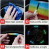 10pcs Reflective Stickers for Bikes & Vehicles