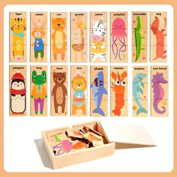 Wooden Animal Puzzle Toy