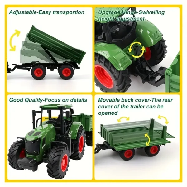 dda9a27e-547e-46aa-9c92-7361097efcb4.webp 41.91cm Large Farm Tractor and Trailer Set
