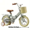 Foldable Retro Style Kids Bike